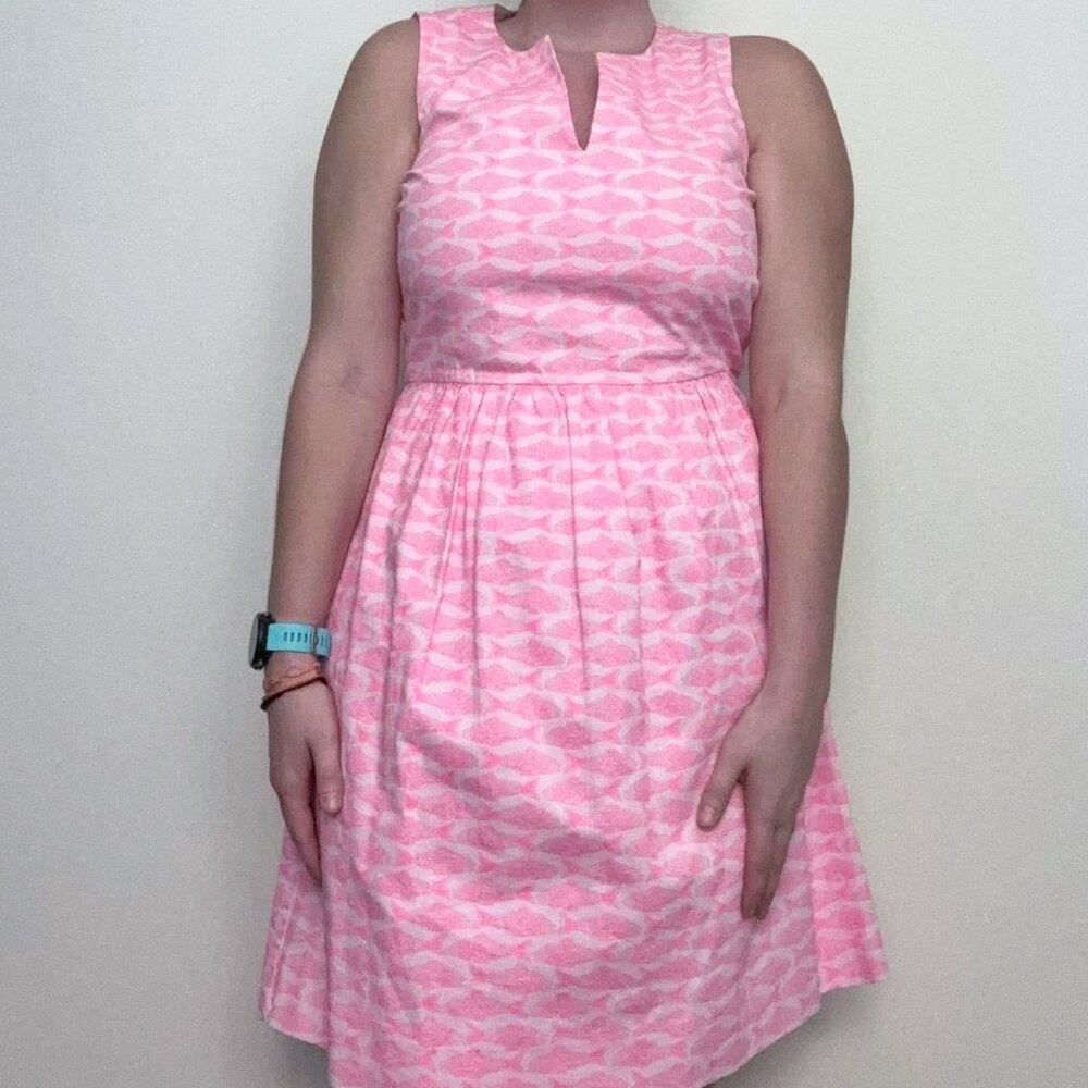 Vineyard Vines Size 6 Fit and Flare Fish Dress